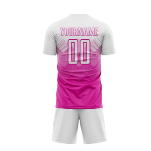 Premium Soccer Uniform Heat-Transfer Printed Football Jersey Shorts Moisture Wicking Breathable 100% Polyester Fabric for Sports - Product Image 2