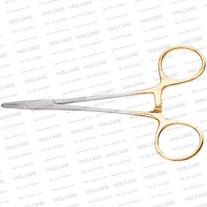 Porte-aiguille Halsey 5″ (13cm) à 4000 dents, pour gaucher, en carbure de tungstène, instrument chirurgical délicat pour la blepharoplastie par Vaslcare - Product Image 6