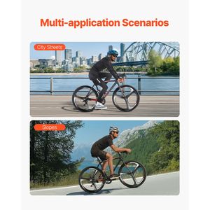 Bicicletta Sportiva Urbana per Adulti con Ruote 700C e Trasmissione SHIMANO a 14 Velocità, 24 Marce per Pendolarismo e Corse - Product Image 3