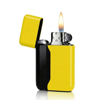 Briquet électronique LED coupe-vent rechargeable USB Type C avec allumage de cigarette sécurisé – Vente en gros usine