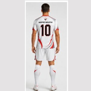 Uniforme de Fútbol Personalizado, Ropa Deportiva para Equipos, Jersey y Pantalones Cortos de Fútbol Transpirables y Ligeros Diseñados para Entrenamiento de Fútbol - Product Image 2