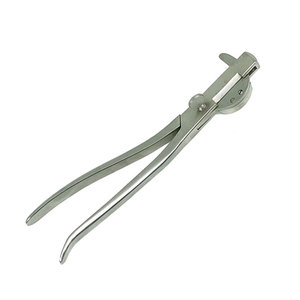 Émasculateur Verboczy 27 cm en acier inoxydable, instrument chirurgical vétérinaire professionnel pour la castration du bétail - Product Image 1
