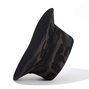 Premium Quality Unisex Black Cotton Canvas Bucket <b>Hat</b> 3D Embroidery Sports Casual Style Spring Summer Adult Fit 56-58CM - Product Image 1