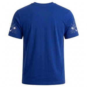 Camisetas Personalizables con Pedrería, Cuello Redondo, 100% Algodón, de Secado Rápido, Diseño Nuevo 2026, Alta Calidad, para Hombre, Moda Urbana - Product Image 3