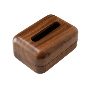 Porte-boîte à mouchoirs en bois moderne pour la maison, le bureau, l'hôtel, fournisseur en gros - Product Image 2