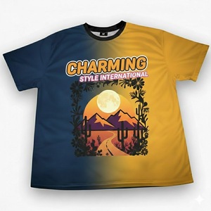 Camisetas Deportivas para Hombre de Secado Rápido, Sublimación Completa, Logotipo Personalizado, Ajuste Ceñido, Transpirables, de Alta Calidad OEM - Product Image 2