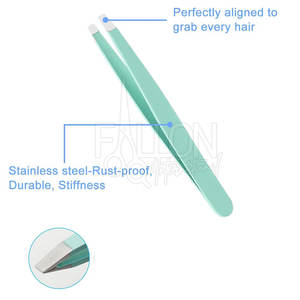 Pince à épiler légère pour sourcils, pour une utilisation facile et contrôlée, idéale pour un entretien parfait des sourcils - Product Image 3