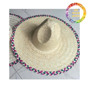 Sombrero Mexicano de Paja de Ala Ancha para Playa, Vacaciones, Fiestas y Festivales - Product Image 3