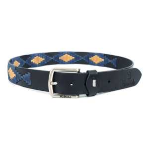 Ceinture en cuir véritable haute résistance avec boucle en laiton pour femmes et hommes, ceinture artisanale de style polo, ceinture Polo argentine - Product Image 1