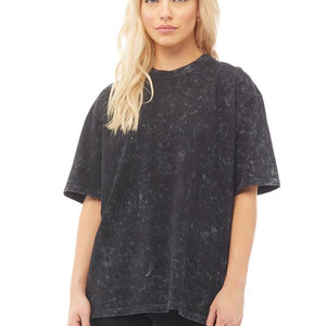 Nueva Camiseta para Mujer con Lavado Ácido, Hecha en Pakistán, de Primera Calidad, Cómoda y de Corte Holgado - Product Image 1