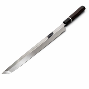Cuchillo de chef ambidiestro hecho a mano con hoja de acero inoxidable y mango de ébano, cuchillo de cocina multiusos de acero para cocinar. - Product Image 6