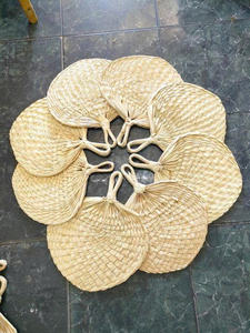 Ventilador de Bambú y Ratán Natural Sostenible para una Vida Sostenible, Accesorio de Refrigeración Ecológico Hecho a Mano, Regalo - Product Image 6