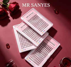 Extensions de cils personnalisables Mr Sanyes, best-seller, de haute qualité, effet naturel, souples et légers, idéales pour les photos de remise de diplôme - Product Image 2