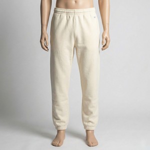Pantalones Deportivos Ultra Pesados de Felpa Francesa 100% Algodón Ecológico, Cintura Media, para Hombre, con Logotipo Personalizado, Joggers Lisos Minimalistas Formales - Product Image 1