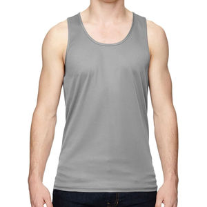 <b>Mens</b> Custom Printing Performance Athletics Gym <b>Singlet</b> Quick Dry Interlock Vest - Product Image 1