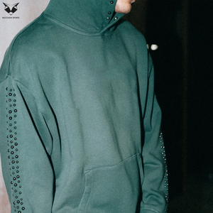 Sudaderas con Capucha Green Sun Fade Fashion Forward para Hombre, Sudaderas de Diseño, Ropa Urbana Personalizada, Servicio OEM/ODM, Mejor Proveedor - Product Image 6