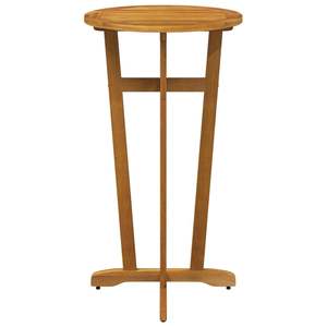 Tavolo da Bar con Patio in legno massello di Acacia Ø23.6 "x41.3" mobili da esterno durevoli - Product Image 3
