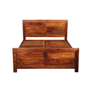 Cabecero de Cama Plegable de Madera Maciza Hecho a Mano, Tamaño Queen, con Estructura de Madera Resistente y Acabado Natural Color Miel - Product Image 4