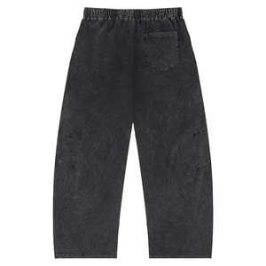 Pantalon de survêtement décontracté pour homme Harry Johnson, taille élastique, poids moyen, cordon de serrage, poches latérales, respirant, coton délavé, pour l'automne - Product Image 2