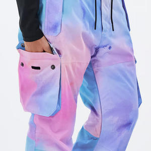 Snow Ski Pants Heated Printed 10,000mm Waterproof Breathable Eco-Friendly <b>Fleece</b> <b>Lined</b> Softshell Winter Outdoor <b>Trousers</b> Skiing - Product Image 4