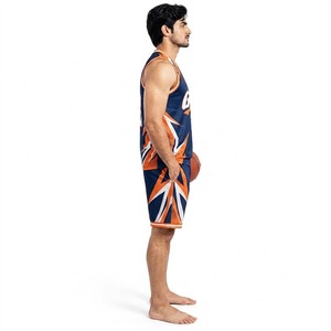 Conjunto de Uniforme de Baloncesto, Jersey Deportivo con Pantalones Cortos a Juego, Transpirable, Ligero, Ropa Deportiva para Equipo, Entrenamiento, Juego, Competencia, Práctica - Product Image 4