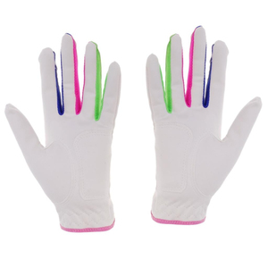 ถุงมือกอล์ฟมือซ้าย หนังคาเบรตต้า สีขาว สีกรมท่า สีชมพู และสีเขียว กันลื่น ปิดด้วยกระดุมแบบสแนป แบบเต็มนิ้ว กีฬากลางแจ้ง - Product Image 6