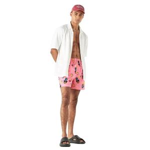 Short de bain uni pour homme style urbain, anti-UV, séchage rapide, tissu respirant, taille élastique, doublure en maille, respectueux de l'environnement - Product Image 2