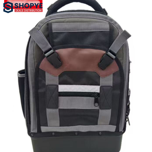 1680D Waterproof Electrician Tool Bag Hard Molded Plastic Base Multi-Molle Webbing-Nylon Oxford OEM/ODM Customizable 300 lb - Product Image 6