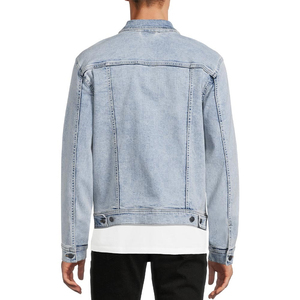 Chaqueta de Mezclilla Transpirable para Hombre, Buena Calidad a Precio Razonable, Impresión de Logotipo Personalizado - Product Image 2