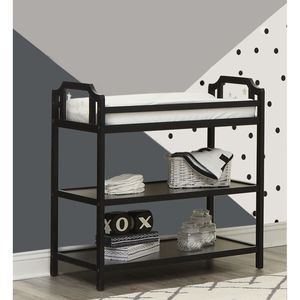 Fasciatoio Celeste Nero con Spazio per Organizzazione e Conservazione per Neonati - Product Image 1