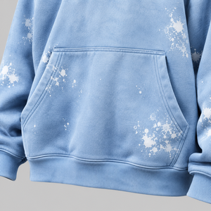 Ensemble de jogging vintage personnalisé en coton 100% pour l'hiver, avec fermeture éclair, effet délavé, sweat-shirt et pantalon de survêtement à jambe droite ou évasée, unisexe - Product Image 4