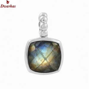 Elegante collar con colgante de piedra lapislázuli en plata de ley 925 hecho a mano, fabricante mayorista, disponible en stock. - Product Image 3