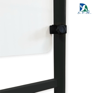 Pizarra Móvil Negra con Superficie Magnética de Doble Cara para Educación y Oficina - Product Image 4