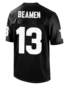 Camiseta de Fútbol Americano para Hombre, 100% Poliéster, Estampado por Transferencia de Calor, Logotipo Frontal en 3D, Cuello en V, Sin Mangas, Talla Grande - Product Image 1