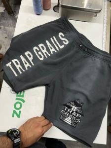 Pantalones cortos para correr informales para hombre de lana de algodón 100% de alta calidad, bolsillos decorados con logotipo liso respetuoso con el medio ambiente - Product Image 3