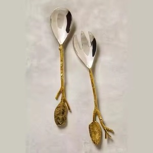 Luxury Stainless Steel <b>Buffet</b> Salad <b>Server</b> Set Professional Hospitality Collection - Product Image 2
