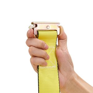 Set di 8 Cinghie a Cricchetto Premium 5 cm x 4,5 m, Resistenza alla Rottura 4400 lb, Materiale PE, Cinghie a Cricchetto Senza Fine per E-Track, Certificate TUV SGS - Product Image 5