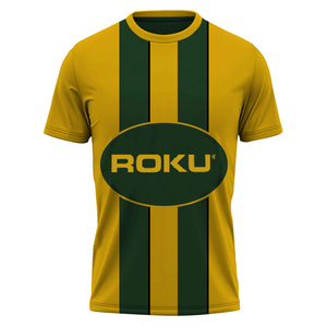 Camisetas personalizadas atléticas personalizadas para hombres, camisetas de sublimación de tinte completo, UNIFORMES DE EQUIPO de algodón 100% - Product Image 1