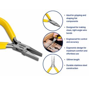 Premium Stainless Steel Flat <b>Nose</b> Pliers Jewelry Tool CE ISO EPR Certificated Factory Supplier Custom Logo - Product Image 5