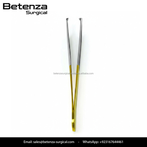 Pince à tissus Adson 12 cm en acier inoxydable allemand, 1x2 dents, 5 pouces, pinces anatomiques droites, instrument chirurgical manuel - Product Image 5