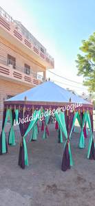 Carpa para Bodas al Aire Libre, Carpa Tipo Marquesina con Cortinas Decorativas, Carpa para Eventos y Fiestas con Estructura de Techo, Toldo para Jardín - Product Image 4
