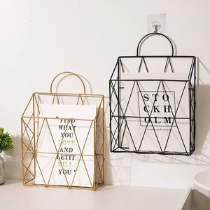 Exclusive <b>Iron</b> Wall Hanging Basket Combining Durable Metal Construction With Elegant Design For Modern Home Organization - Product Image 3