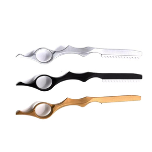 Factory Sialkot Multicolor Stainless Steel Barber Hair Texturizing <b>Razor</b> Salon Manual Hairdressing Thinning Cutting <b>Razor</b> Packs - Product Image 1