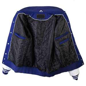 Veste universitaire personnalisée 100% laine respirante, style streetwear, coupe ajustée, veste de mode Letterman - Product Image 4