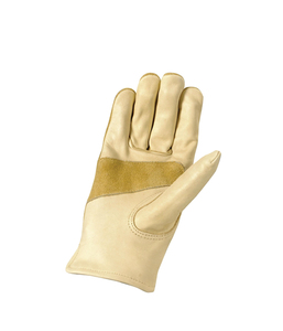 EN420 Certified Leather Driver Safety Gloves Elastic Wristlet Durable Abrasion Resistant <b>Fire</b> Proof Anti-Impact Level 3 10 Inch - Product Image 3