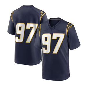 Ensemble d'uniformes de football américain en sergé imprimé par transfert thermique de haute qualité, logo personnalisable, vêtements antibactériens - Product Image 6