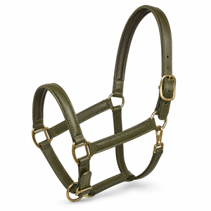 Harnais en cuir confortable pour la manipulation des chevaux, design de logo personnalisé, course d'endurance, équitation - Product Image 3
