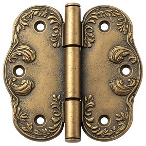 Luxury Hand Finished Brass <b>Door</b> <b>Hinges</b> Designed For Stylish Residential Spaces With Elegant Decorative Appeal - Product Image 4