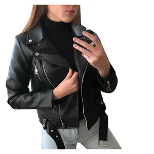 Veste en cuir personnalisable pour femmes avec design respirant, imperméable et écologique, veste en cuir tendance pour femmes, best-seller - Product Image 5