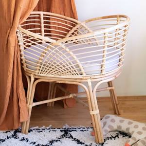 Proveedor de muebles para guardería, cuna de ratán en venta, varios tamaños, suministro de cunas naturales. - Product Image 6